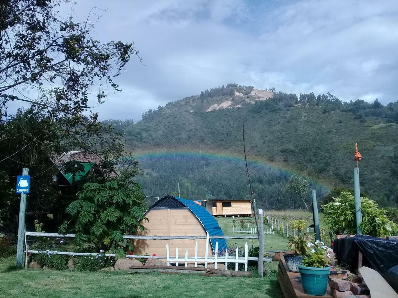 Villa Bahareque Casa Camping à Monguí Extérieur photo