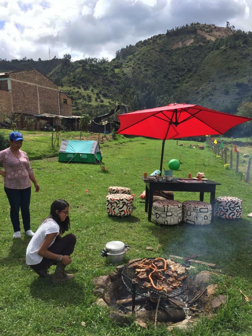 Villa Bahareque Casa Camping à Monguí Extérieur photo