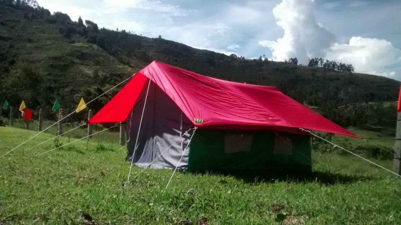 Villa Bahareque Casa Camping à Monguí Extérieur photo